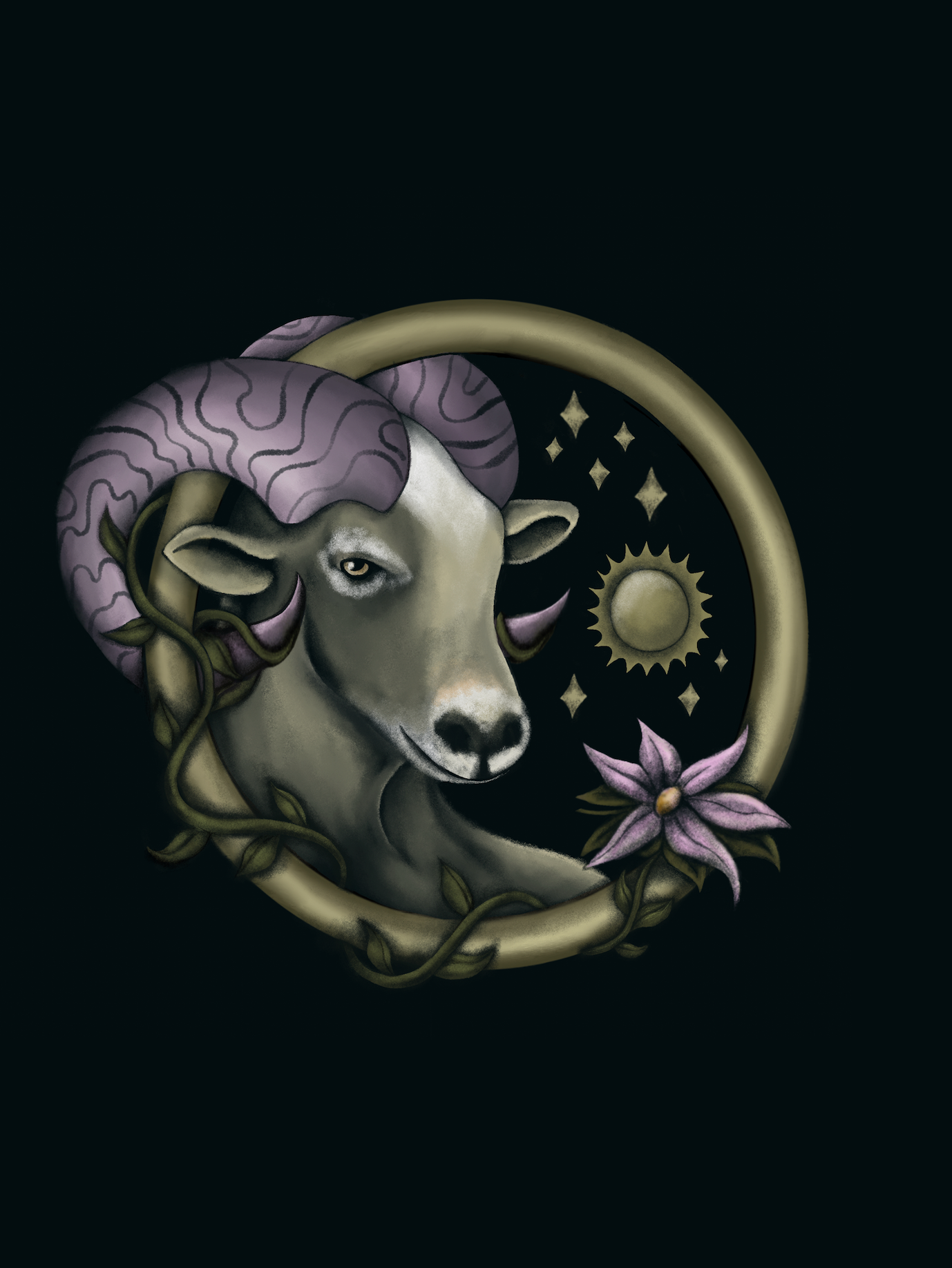 aries fine art print