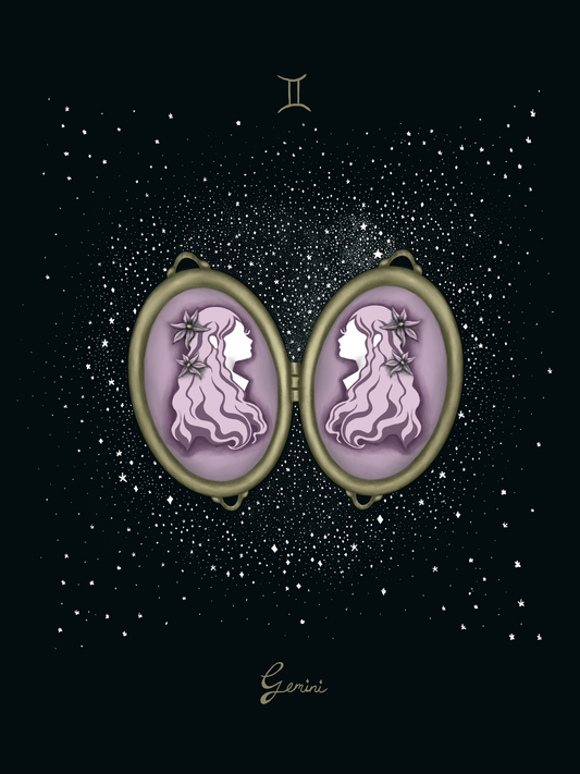 gemini astrology poster