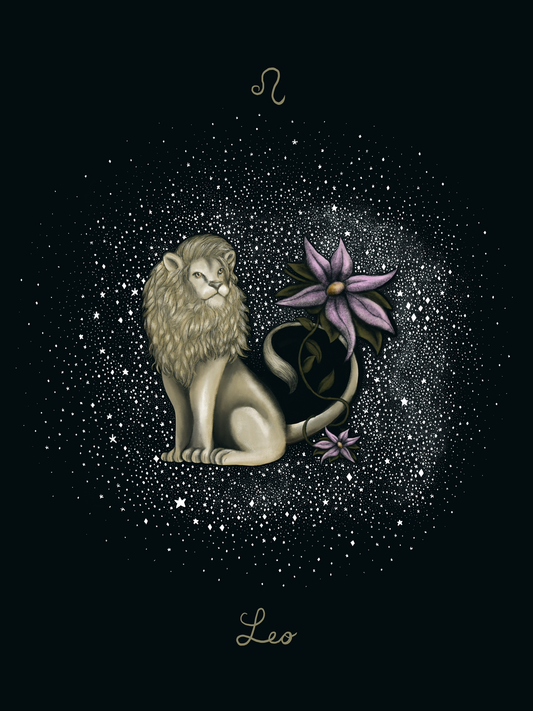 leo astrology poster